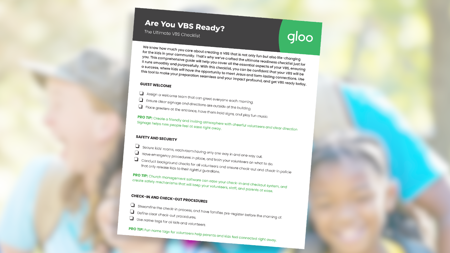 Are You VBS Ready? The Ultimate VBS Checklist