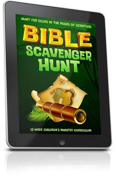 FREE Bible Scavenger Hunt Sunday School Lesson